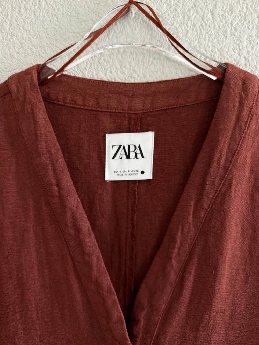 Zara Linen Jumpsuit. - Picture 7 of 10